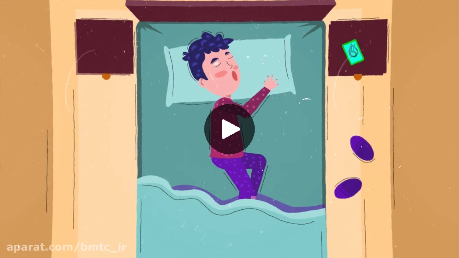 مراقب از بی‌خوابی تحت تاثیر کاربری رسانه‌ها